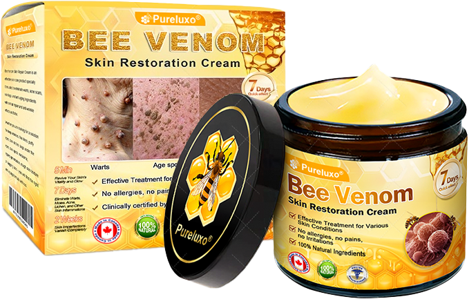 Made and Shipped from CAN ✨ Pureluxo® Bee Venom Skin Restoration Cream ⏰ LAST DAY 80% OFF
