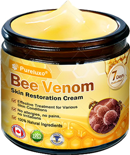 Made and Shipped from CAN ✨ Pureluxo® Bee Venom Skin Restoration Cream ⏰ LAST DAY 80% OFF