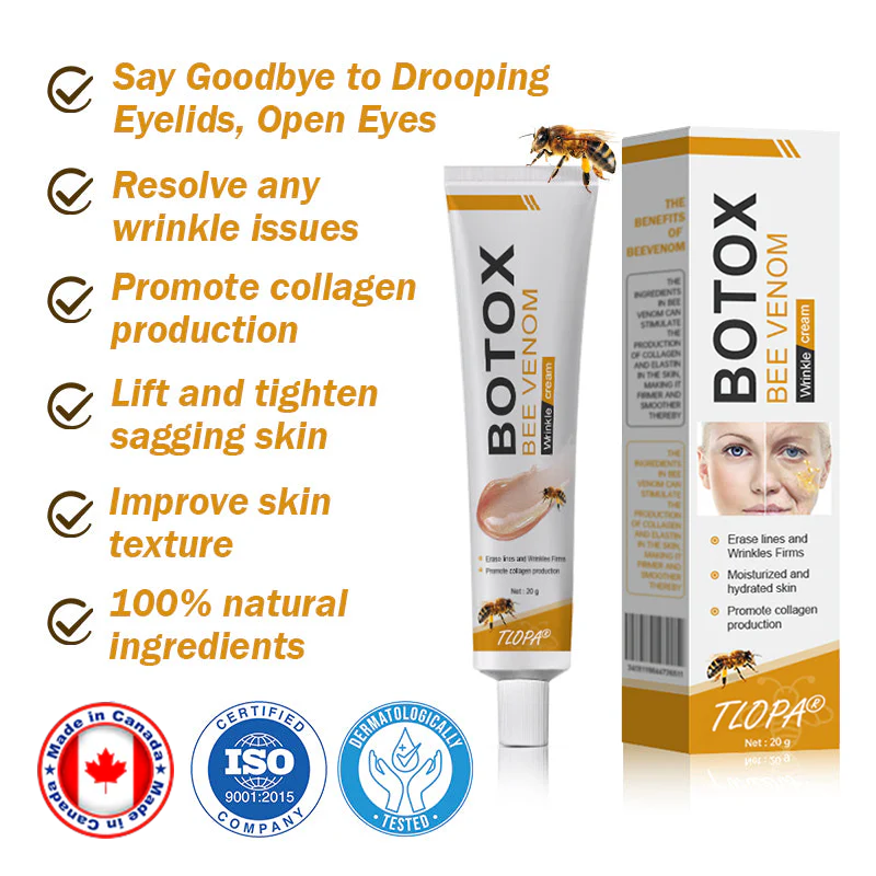(Made and Shipped from CAN) 🧑‍⚕️TLOPA® Botox Bee Venom Wrinkle Removal Cream- LAST DAY 70% OFF🔥