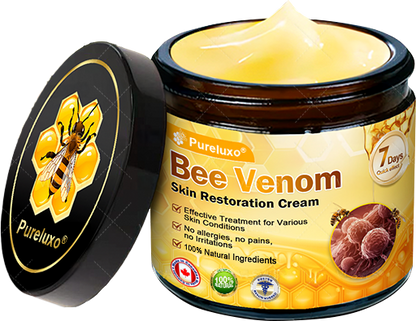 Made and Shipped from CAN ✨ Pureluxo® Bee Venom Skin Restoration Cream ⏰ LAST DAY 80% OFF