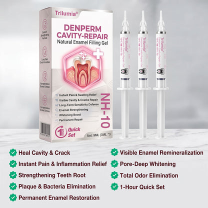 👨‍⚕️ Official Store ✨ Trilumia® DenPerm 🦷 Cavity-Repair Natural Enamel Filling Gel 🍀
