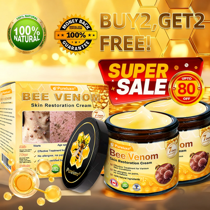 Made and Shipped from CAN ✨ Pureluxo® Bee Venom Skin Restoration Cream ⏰ LAST DAY 80% OFF