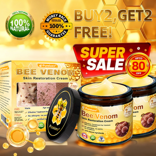 Made and Shipped from CAN ✨ Pureluxo® Bee Venom Skin Restoration Cream ⏰ LAST DAY 80% OFF