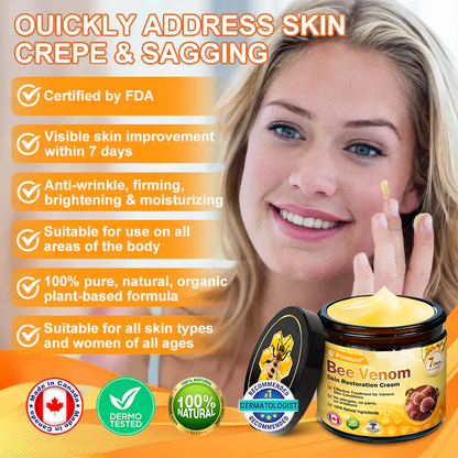 Made and Shipped from CAN ✨ Pureluxo® Bee Venom Skin Restoration Cream ⏰ LAST DAY 80% OFF