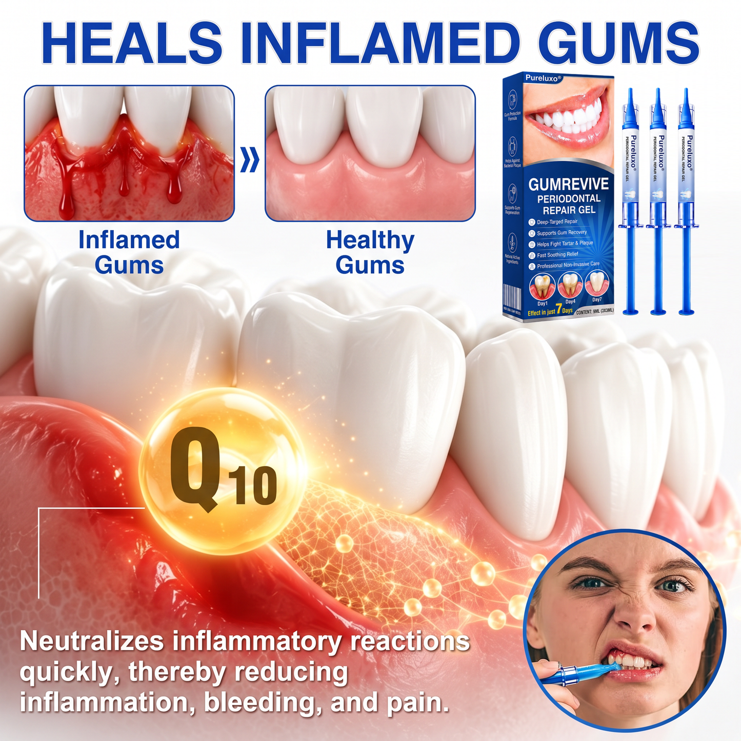 🇨🇦Pureluxo® 🦷GumRevive periodontal repair gel🌿