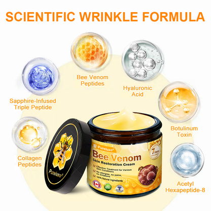 Made and Shipped from CAN ✨ Pureluxo® Bee Venom Skin Restoration Cream ⏰ LAST DAY 80% OFF