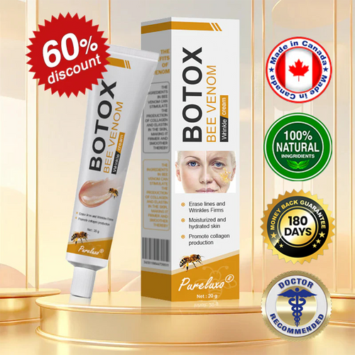 (Made and Shipped from CAN) 🧑‍⚕️Pureluxo® Botox Bee Venom Wrinkle Removal Cream- LAST DAY 70% OFF🔥