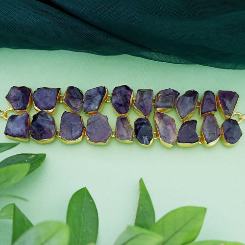 Irregular Purple-Toned Choker