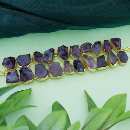 Irregular Purple-Toned Choker