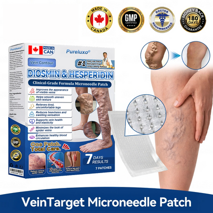 𝐏𝐮𝐫𝐞𝐥𝐮𝐱𝐨® 𝗩𝗲𝒊𝒏 𝐂𝒐𝒏𝘁𝗼𝐮𝐫 𝐌𝐢𝐜𝐫𝐨𝒏𝒆𝒆𝒅𝗹𝗲 𝑷𝒂𝒕𝐜𝐡 (𝐉𝐮𝐬𝐭 𝐎𝐧𝐜𝐞 𝐀 𝐃𝐚𝐲, 𝐒𝐞𝐞 𝐑𝐞𝐬𝐮𝐥𝐭𝐬 𝐈𝐧 𝟕 𝐃𝐚𝐲𝐬) — 👩‍⚕️🏆 𝐒𝐮𝐢𝐭𝐚𝐛𝐥𝐞 𝐅𝐨𝐫 𝐕𝐚𝐫𝐢𝐜𝐨𝐬𝐞 𝐕𝐞𝐢𝐧𝐬 𝐀𝐧𝐝 𝐒𝐩𝐢𝐝𝐞𝐫 𝐕𝐞𝐢𝐧𝐬, 𝐑𝐞𝐥𝐢𝐞𝐯𝐞𝐬 𝐇𝐞𝐚𝐯𝐲, 𝐓𝐢𝐫𝐞𝐝 𝐋𝐞𝐠🛒